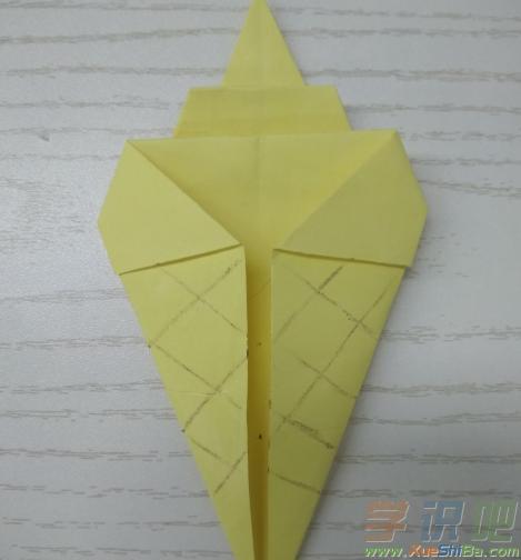 怎么用折纸折冰淇淋步骤图解